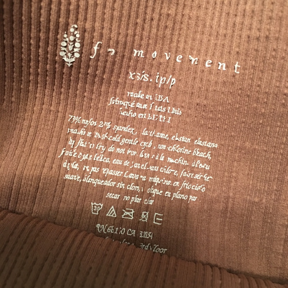 NWOT Free People Movement Yoga Leggings - Picture 5 of 7